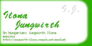 ilona jungwirth business card